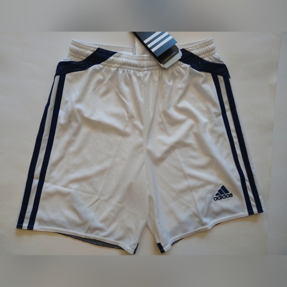 Adidas Perform. Climacool Unisex Youth White&Blue L Shorts Football/Soccer NWT